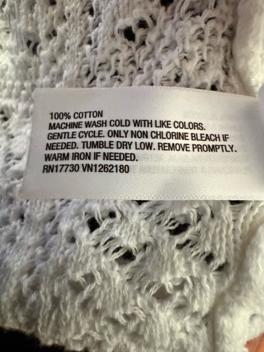 Universal Thread White Openwork Knit Button-Front Cardigan - Picture 11 of 11